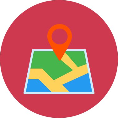 navigasyon simgesi vektör illüstrasyonu