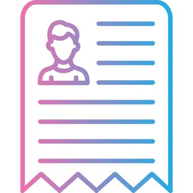 ID kart simgesi vektör illüstrasyonu