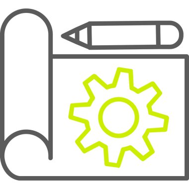 Teçhizat Web simgesi basit illüstrasyon