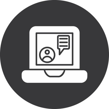 Modern simgenin vektör illüstrasyonu