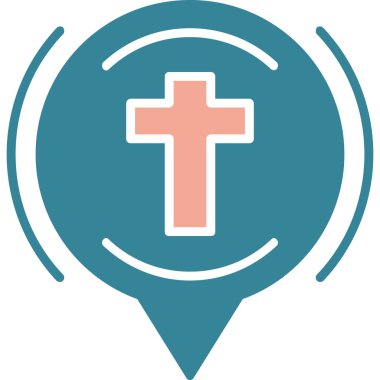 konum. Web simgesi vektör illüstrasyonu