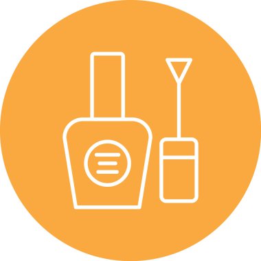 Güzellik ve moda simgesinin vektör çizimi