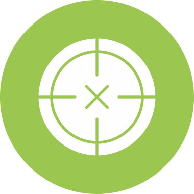 hedef simge vektör illüstrasyonu