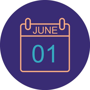 7 Haziran takvim simgesi