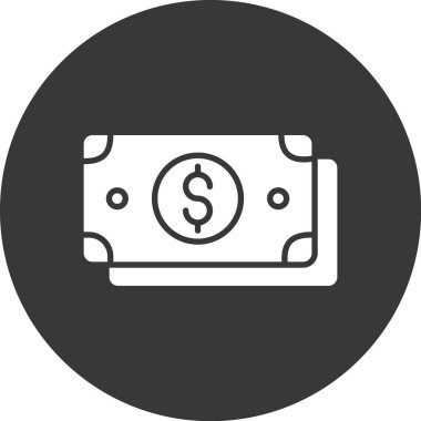 vektör para simgesi illüstrasyonu