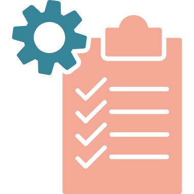 Kontrol listesi. Web simgesi basit tasarım