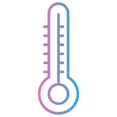 Sıcaklık. Web simgesi basit illüstrasyon