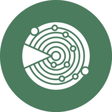 hedef vektör simgesi modern illüstrasyon