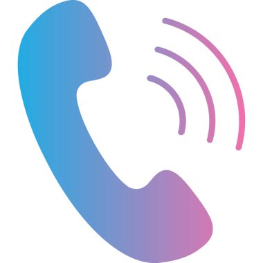 telefon simgesini arayın. Vektör çizim