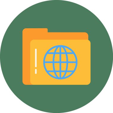 Geliştirme ve vektör illüstrasyonu için web tasarım simgesi