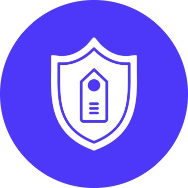 Koruma simgesinin vektör illüstrasyonu