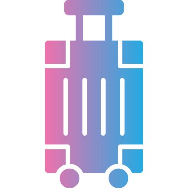 Seyahat simgesinin vektör illüstrasyonu