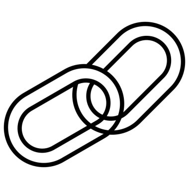 zincir simge vektör çizim