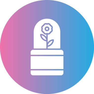 Bir çiçeğin vektör illüstrasyonu