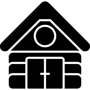 Otelde. Web simgesi basit tasarım