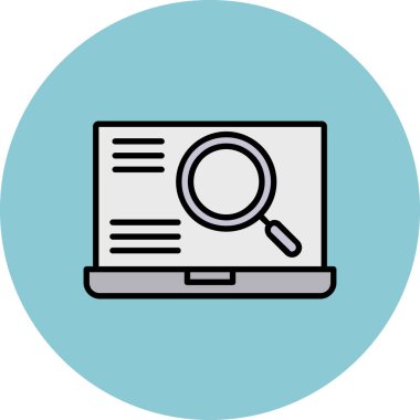 Vektör seo simgesi illüstrasyonu