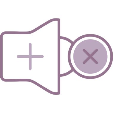 hoparlör vektör çizgisi renk simgesi