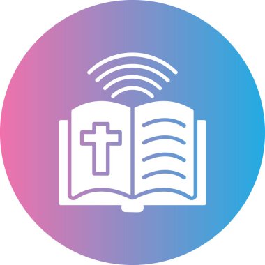 İncil. Web simgesi basit illüstrasyon