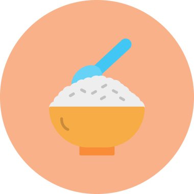 Pirincin Vektör İllüstrasyonu, Basit Simge