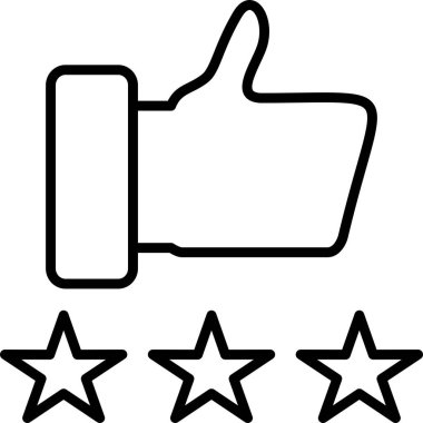 Yıldızların geri bildirim derecelendirme simgesi