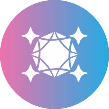 Benzersiz yıldız simgesi çizimi