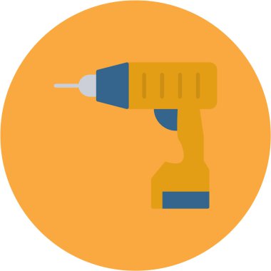 Tornavida. Web simgesi basit illüstrasyon