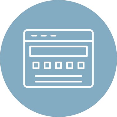 seo modern simgesinin vektör illüstrasyonu