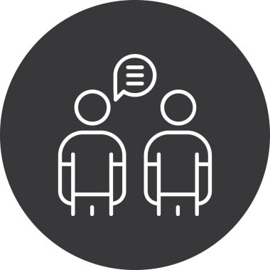 vektör insanlar simge illüstrasyonu