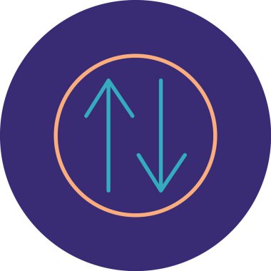 ok simgesi, vektör illüstrasyonu