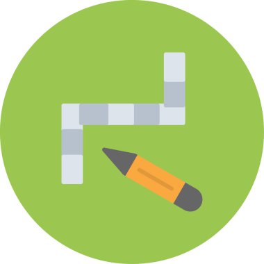 Kalem. Web simgesi basit illüstrasyon