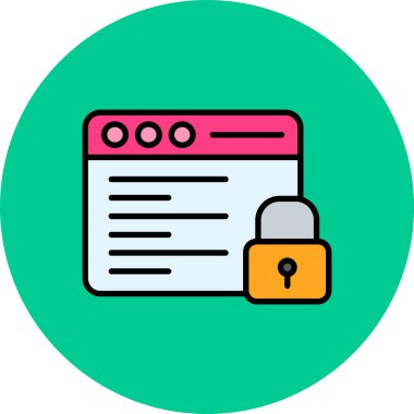 Seo simgesinin vektör illüstrasyonu