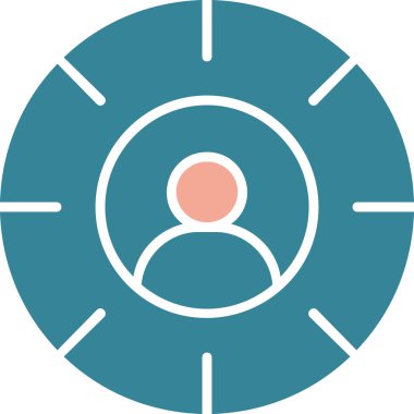 Seo simgesinin vektör illüstrasyonu