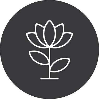 Ağaç simgesinin vektör illüstrasyonu