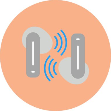 Bir kablo ikonunun vektör illüstrasyonu