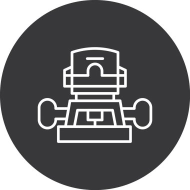 Kamera simgesi, vektör illüstrasyonu