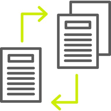 Dosya. Web simgesi basit illüstrasyon