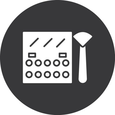 Gözhadow Vektör İllüstrasyonu, Basit Simge