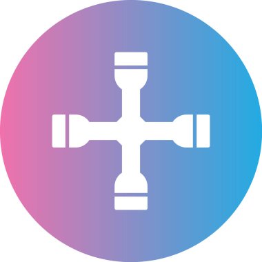 Dambıl simgesinin vektör illüstrasyonu