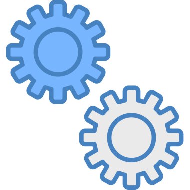 Teçhizat Web simgesi basit illüstrasyon