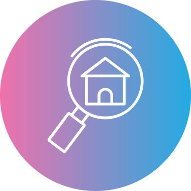 Arama simgesinin vektör illüstrasyonu