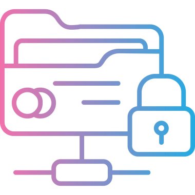 asma kilit web simgesi basit tasarım