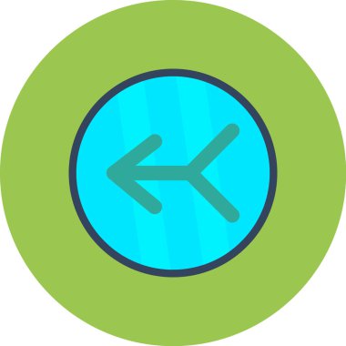 ok simgesi, vektör illüstrasyonu