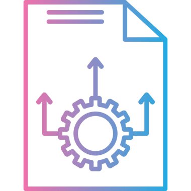 Modern simgenin vektör illüstrasyonu