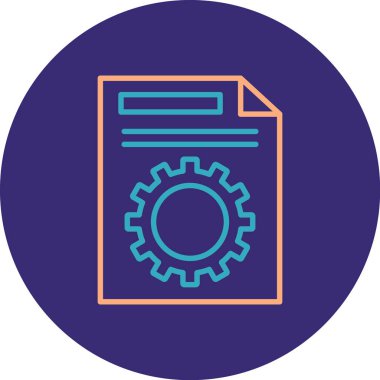 Vektör illüstrasyonu, seo modern simge