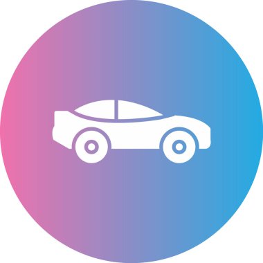 araba simgesi vektör illüstrasyonu