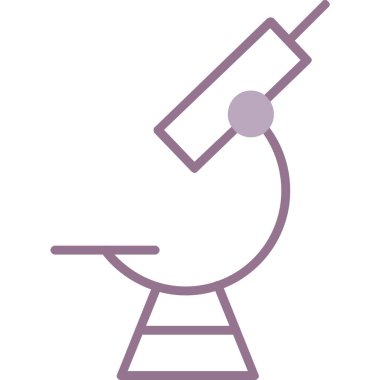 teleskop web simgesi, basit vektör illüstrasyonu