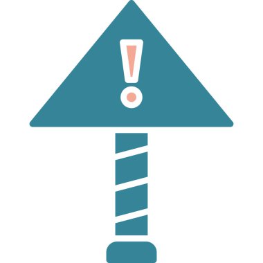 Çizgi film işaretinin vektörü.