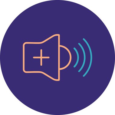 ses simgesi vektör illüstrasyonu