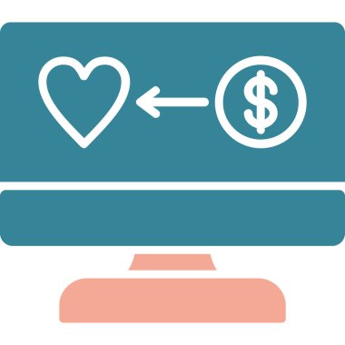 para simgesi vektör illüstrasyonu