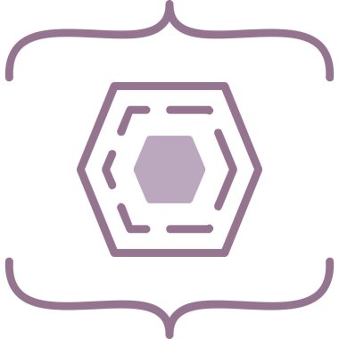 Modern b 'nin vektör illüstrasyonunda yiyecek ikonu yok